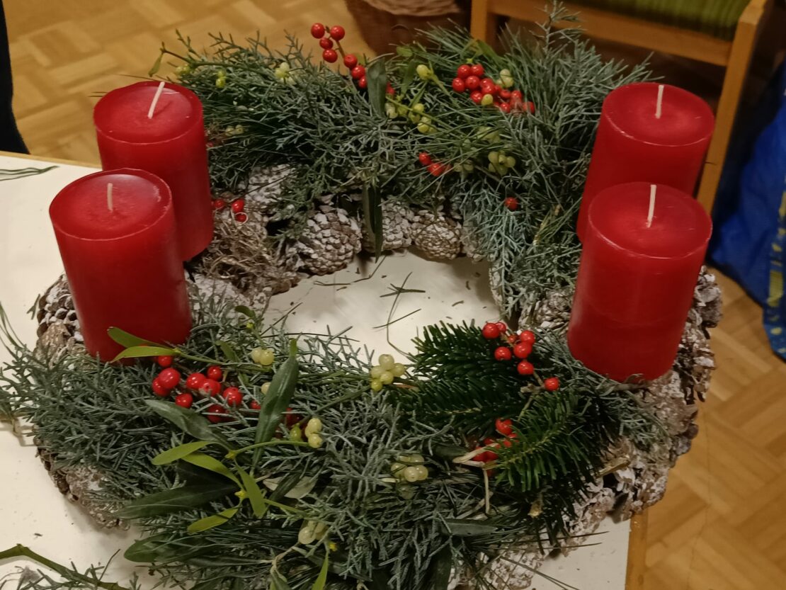 Adventskranz 4