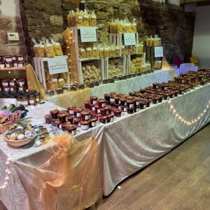 Verkaufsstand bei der Essenzzeit